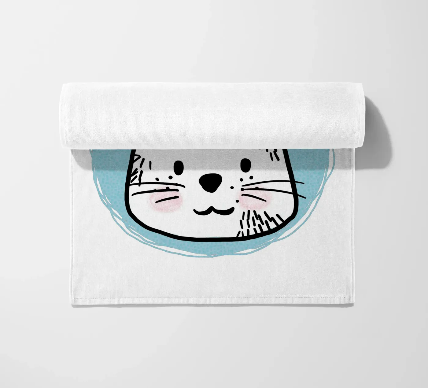 Haas strandhanddoek van miriamkross-kids