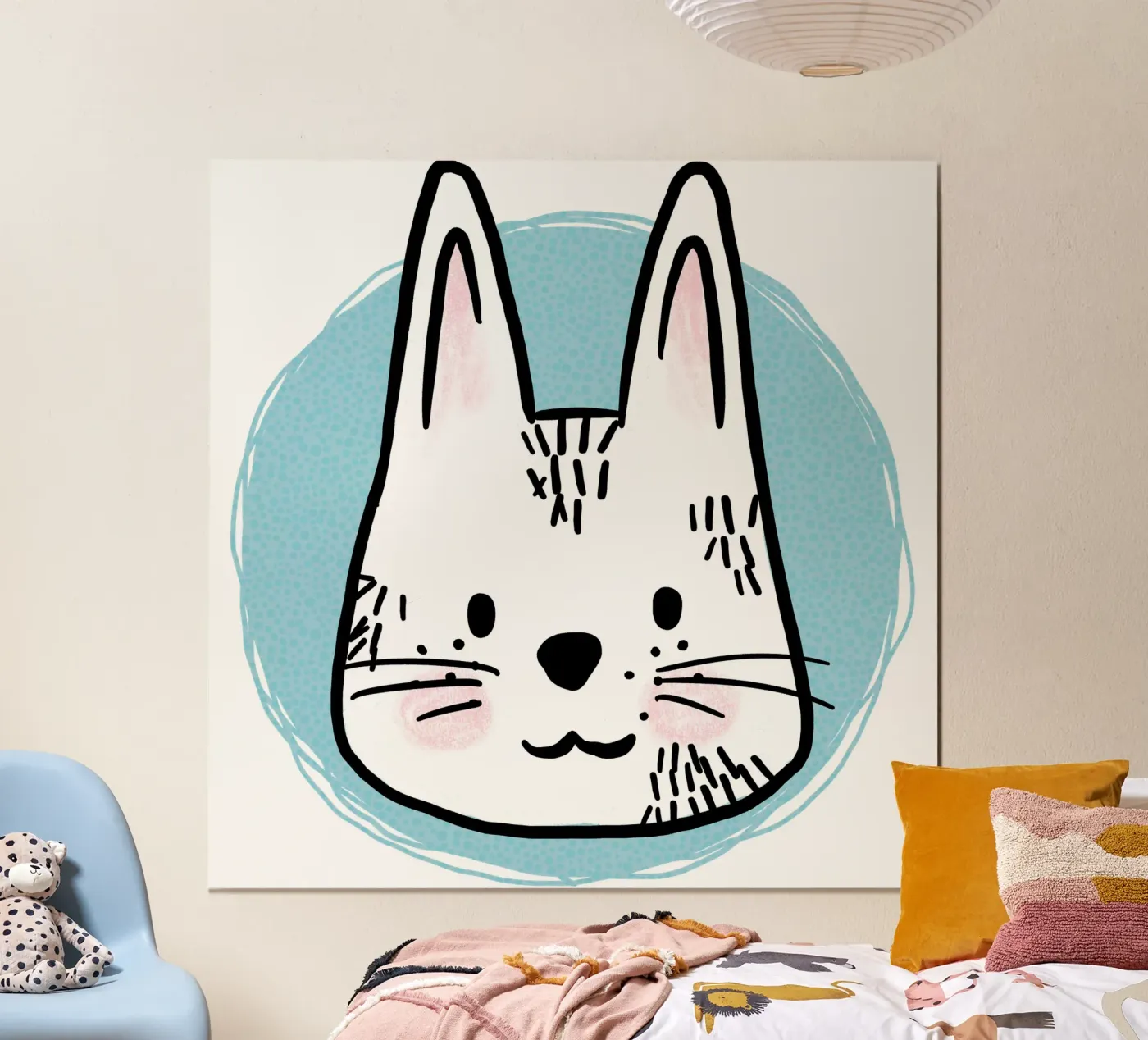 Hare poster by miriamkross-kids