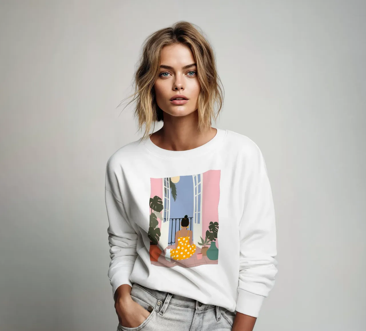 Moonlight Pause felpa da Vibrant Berry Studio