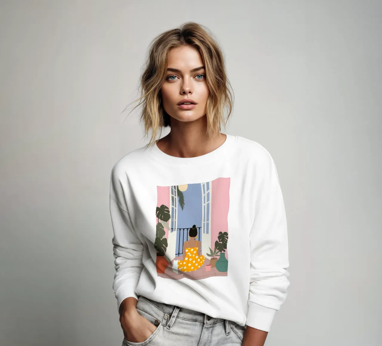 Moonlight Pause felpa da Vibrant Berry Studio