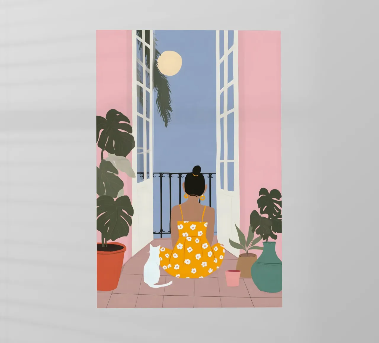 Moonlight Pause pellicola backlit da Vibrant Berry Studio