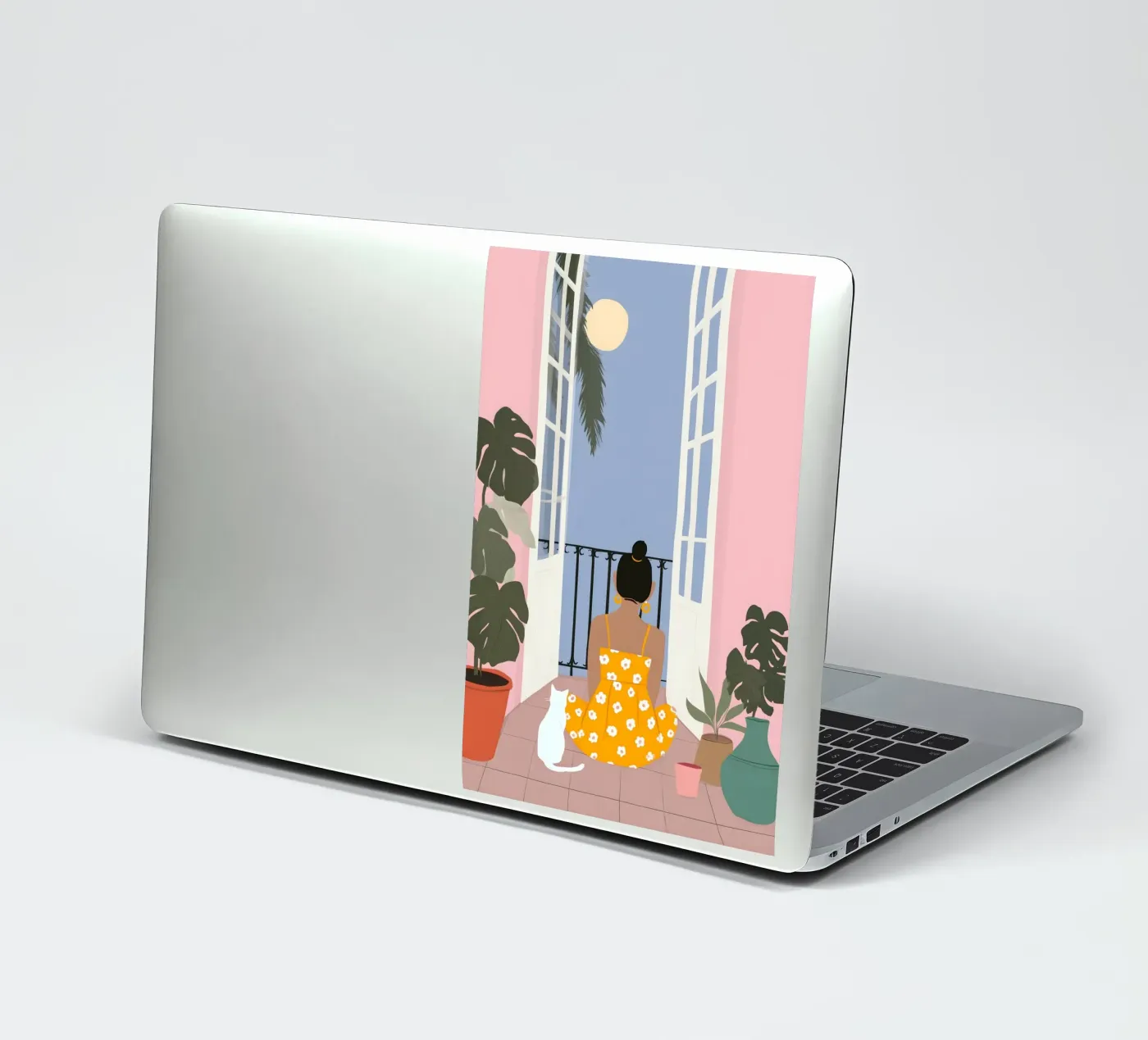 Moonlight Pause Sticker von Vibrant Berry Studio