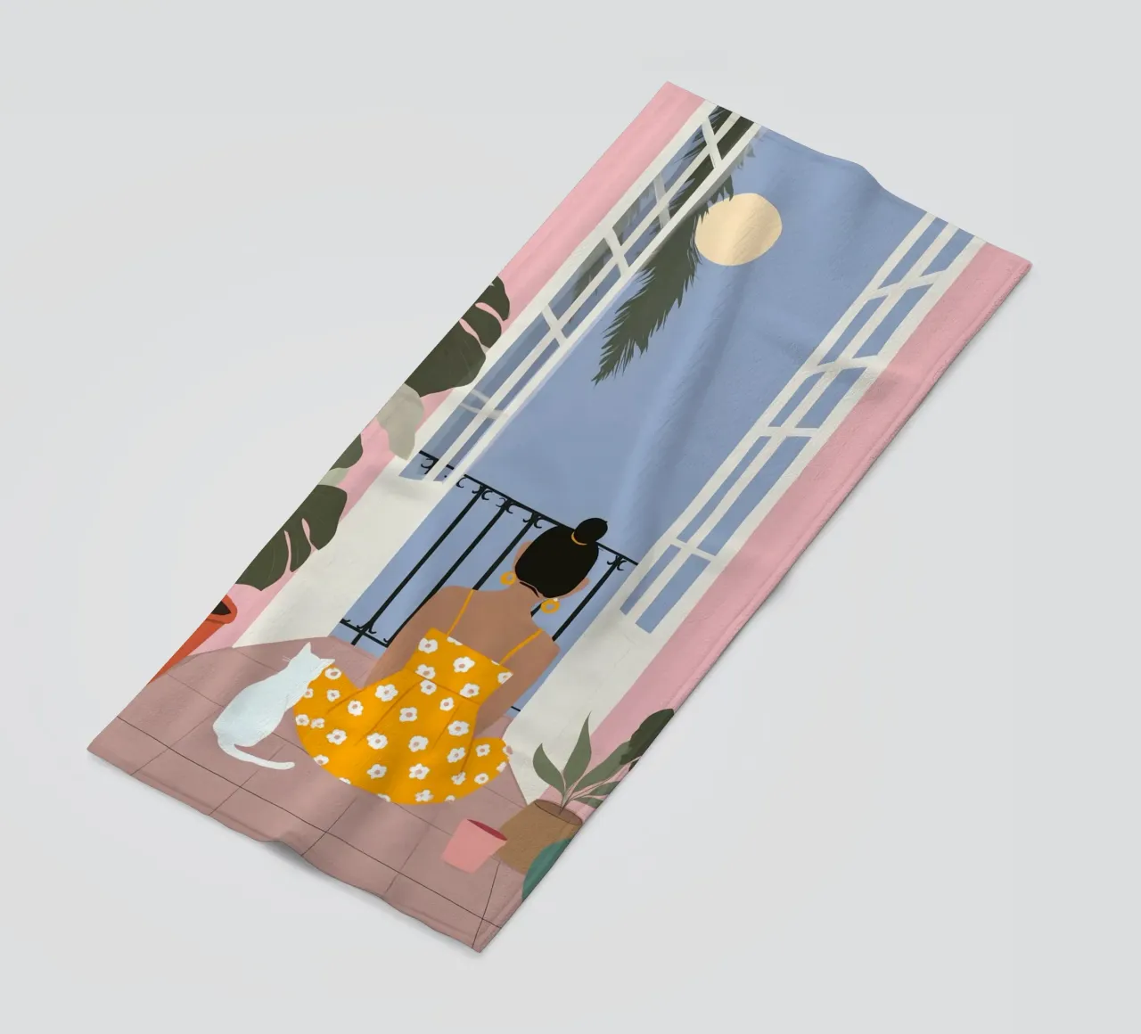 Moonlight Pause telo mare da Vibrant Berry Studio