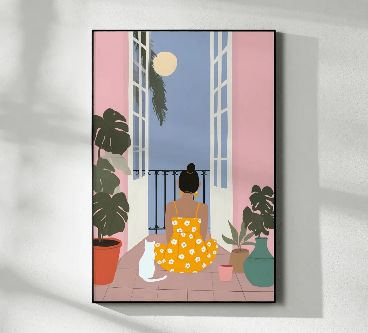 Moonlight Pause plexiglas de Vibrant Berry Studio