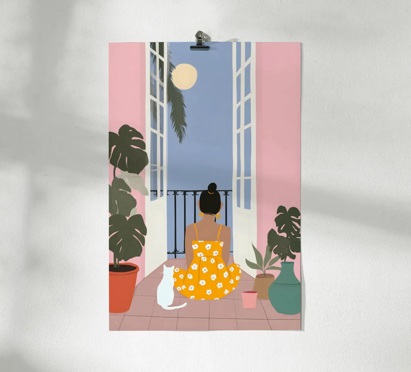 Moonlight Pause poster da Vibrant Berry Studio