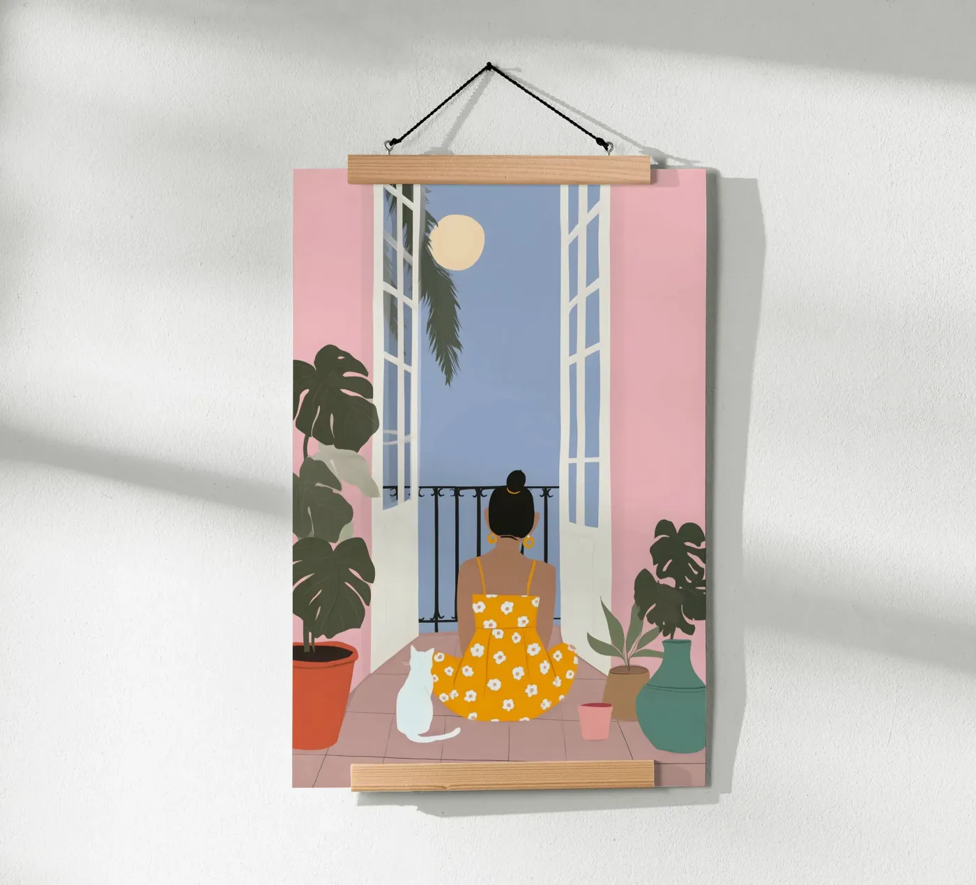 Moonlight Pause poster da Vibrant Berry Studio