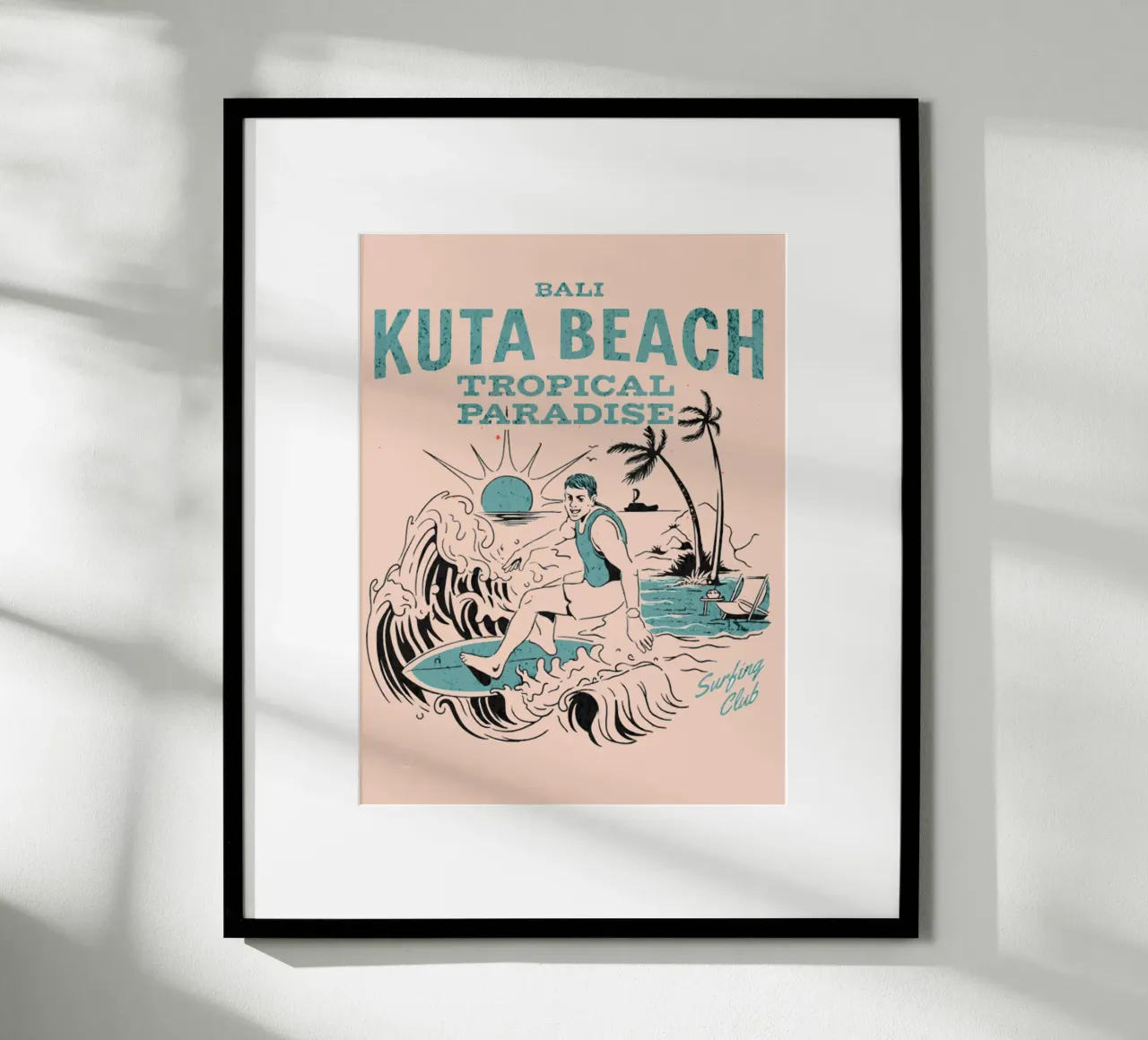 Bali Spiaggia di Kuta poster da Gunawan Rb