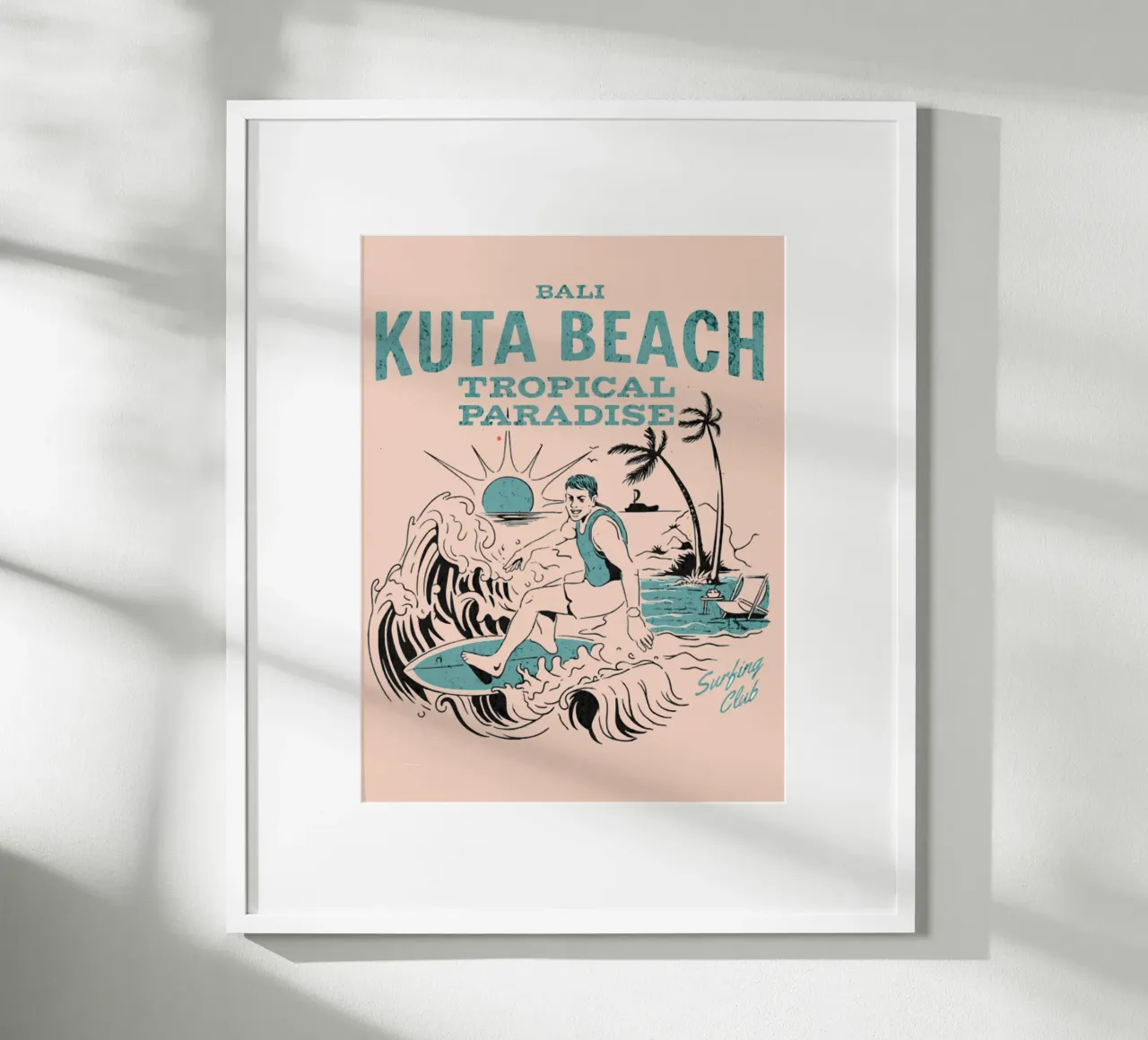 Bali Spiaggia di Kuta poster da Gunawan Rb