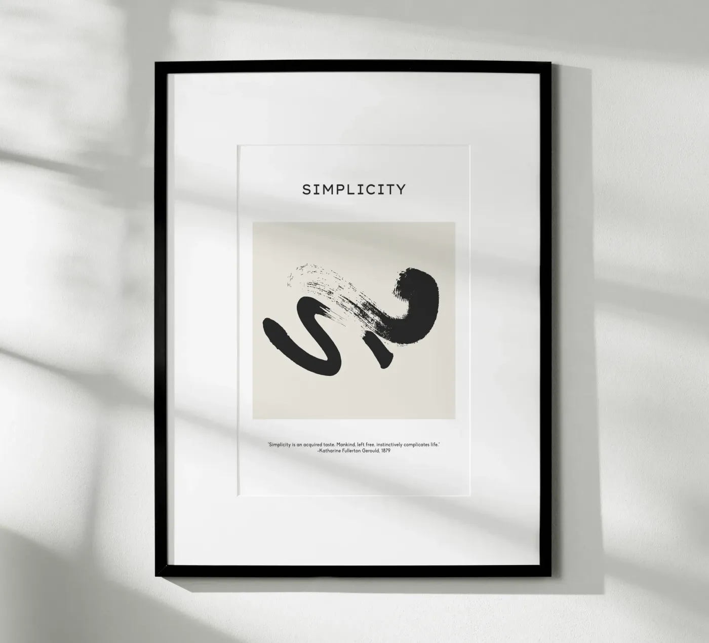 Simplicity No 05 poster van treechild