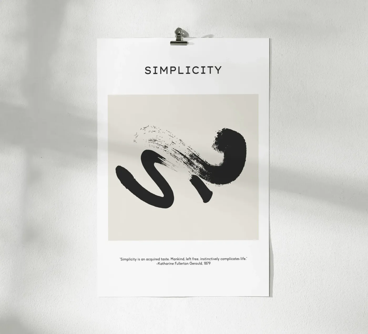 Simplicity No 05 poster van treechild