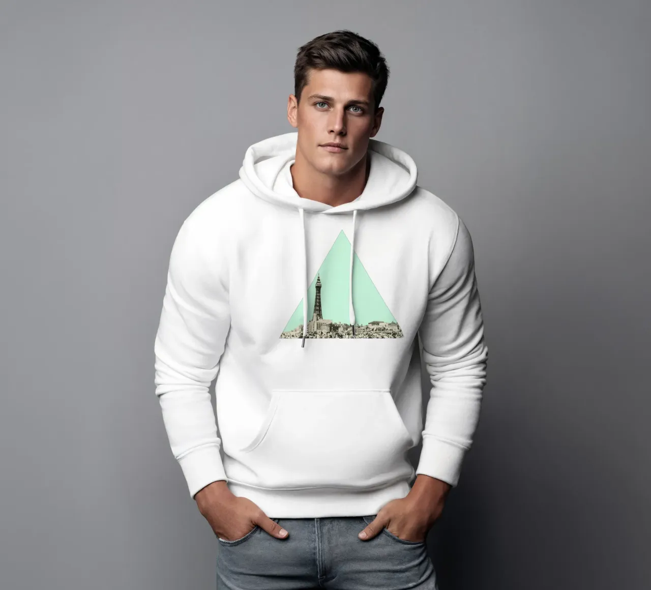 Blackpool felpa con cappuccio da Cassia Beck Collage