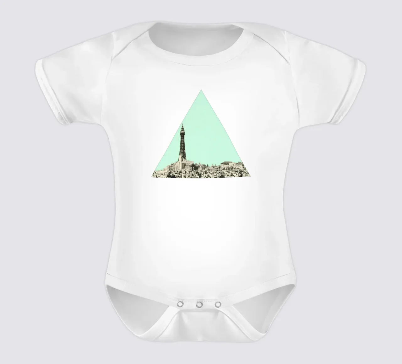 Blackpool body neonato maniche corte da Cassia Beck Collage