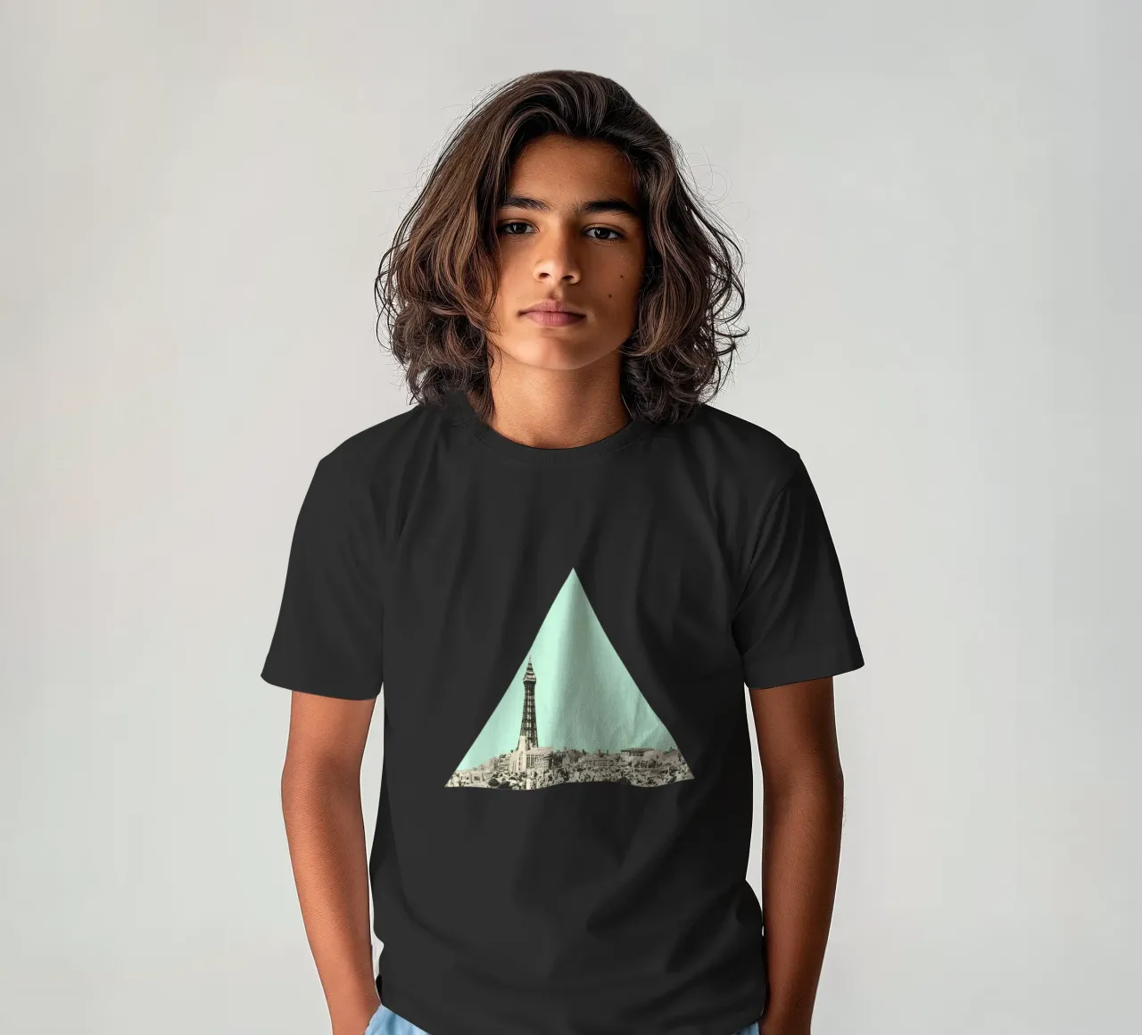 Blackpool t-shirt bambini da Cassia Beck Collage