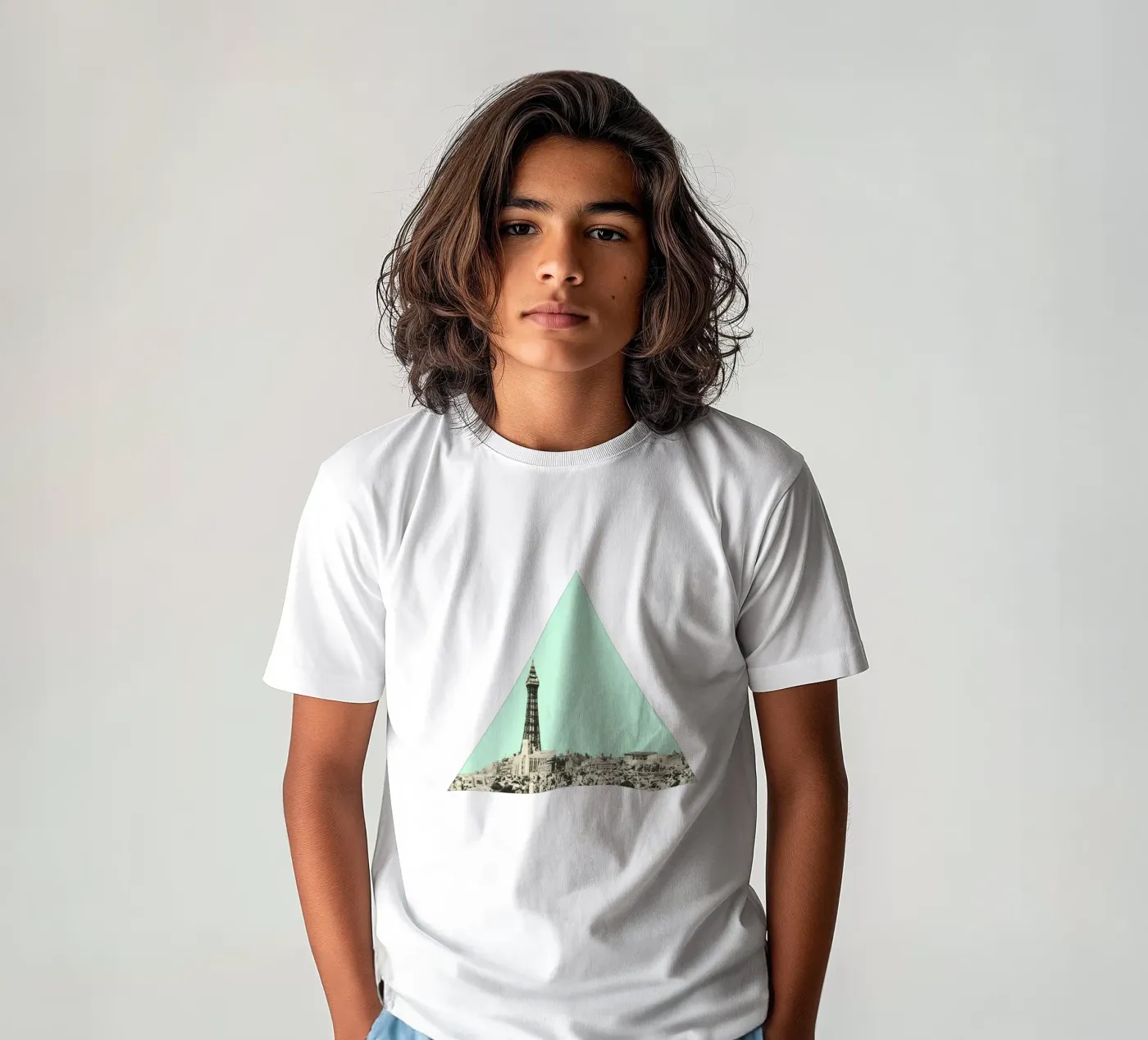 Blackpool t-shirt bambini da Cassia Beck Collage