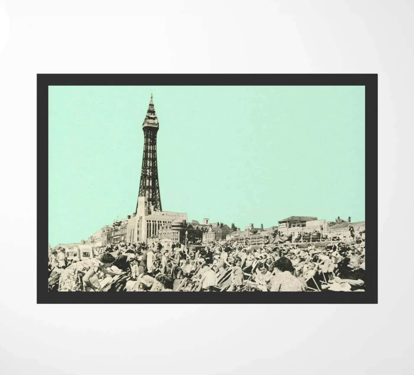 Blackpool Fußmatte von Cassia Beck Collage