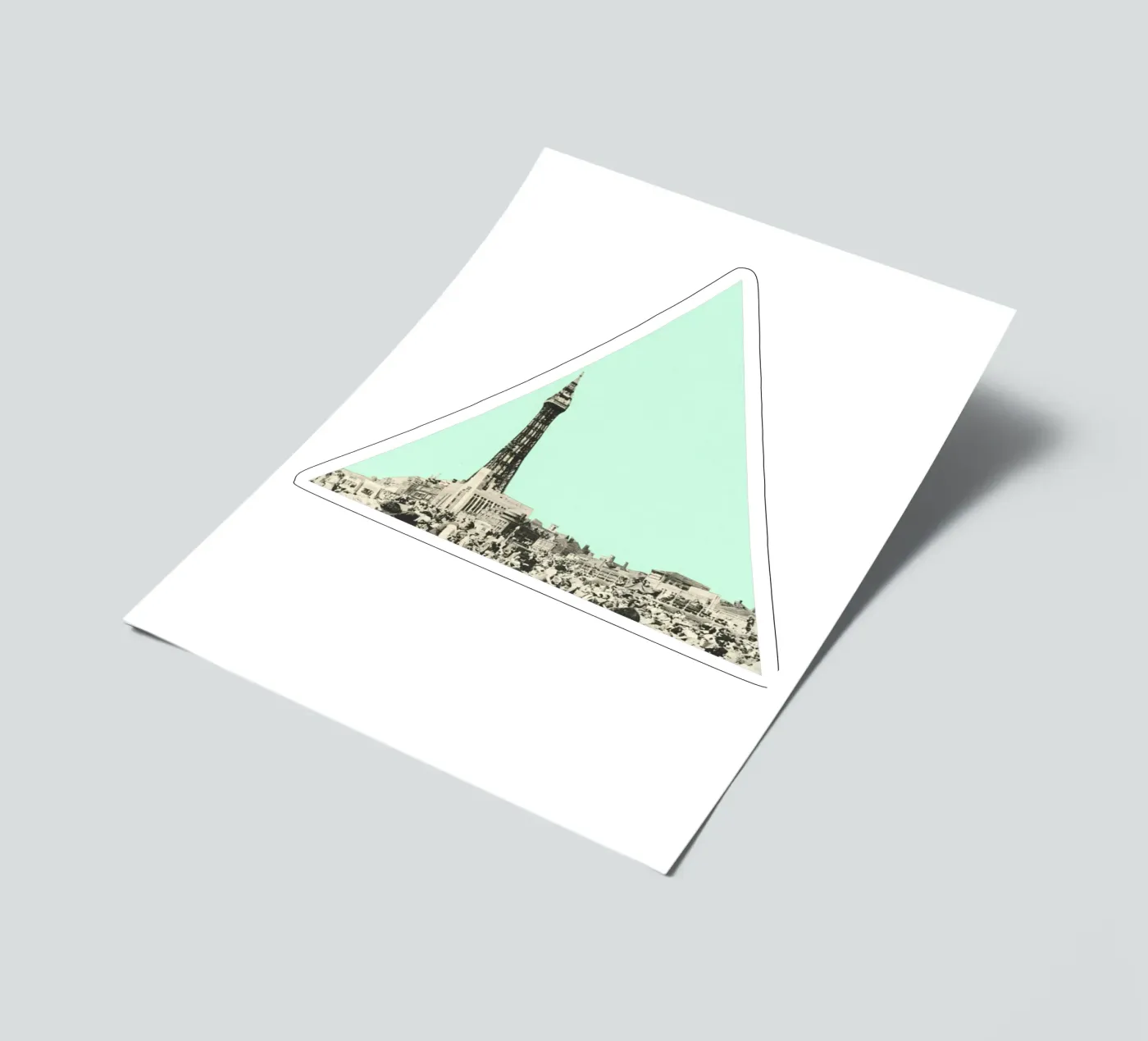 Blackpool stickervel van Cassia Beck Collage
