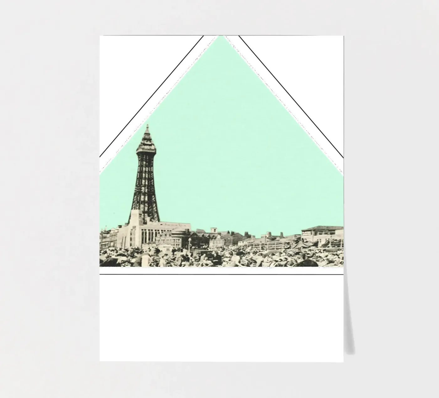 Blackpool stickervel van Cassia Beck Collage