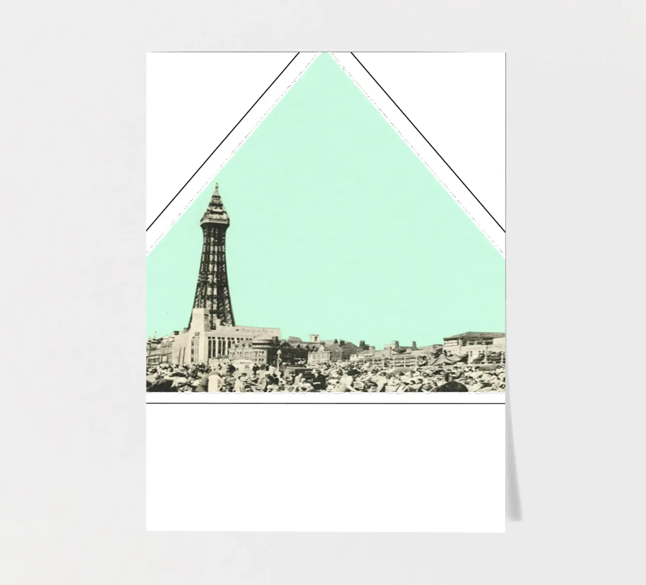Blackpool sticker sheet by Cassia Beck Collage