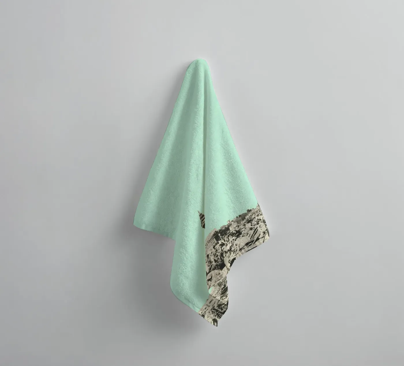 Blackpool badhanddoek van Cassia Beck Collage