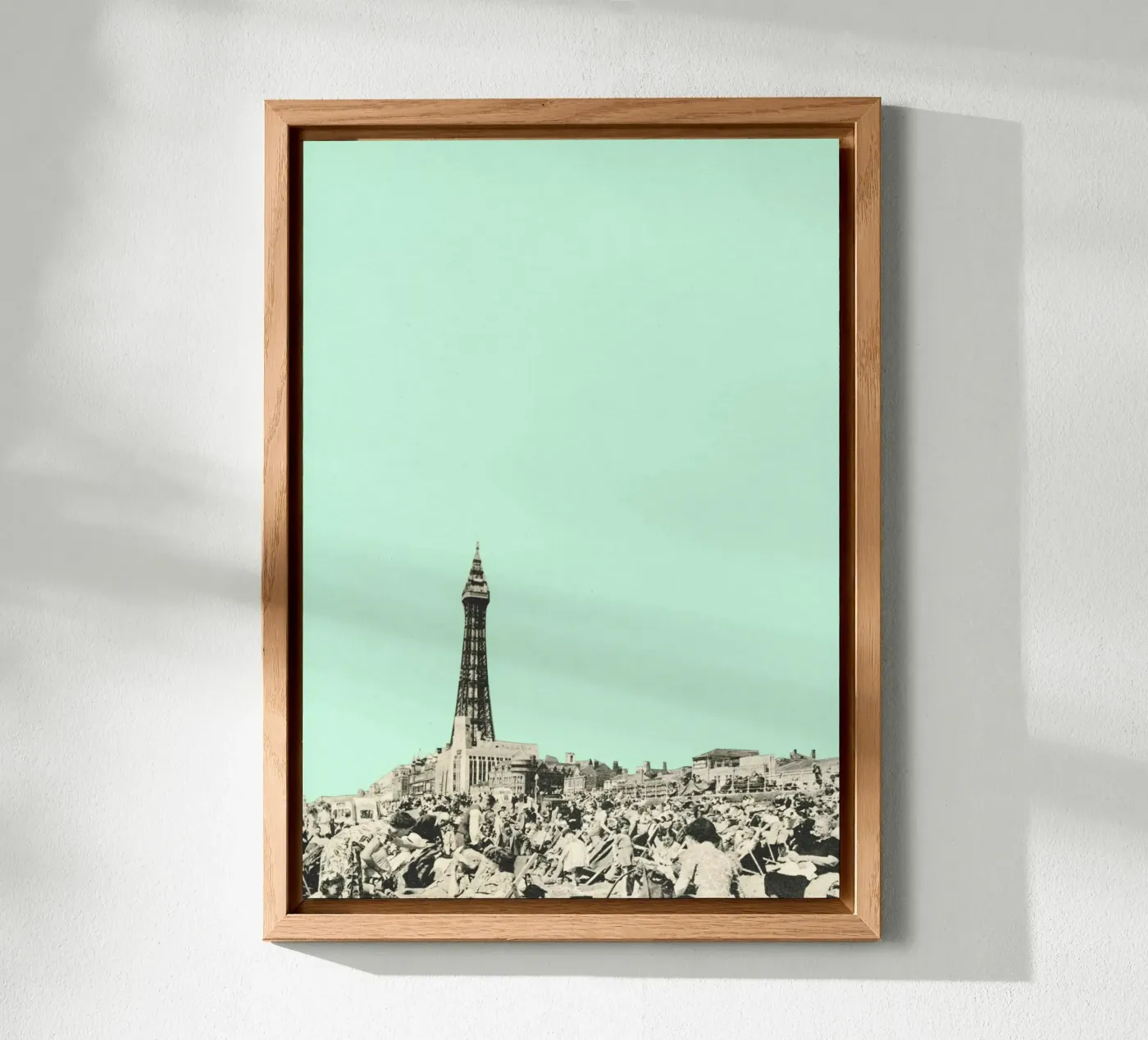 Blackpool forex plate by Cassia Beck Collage