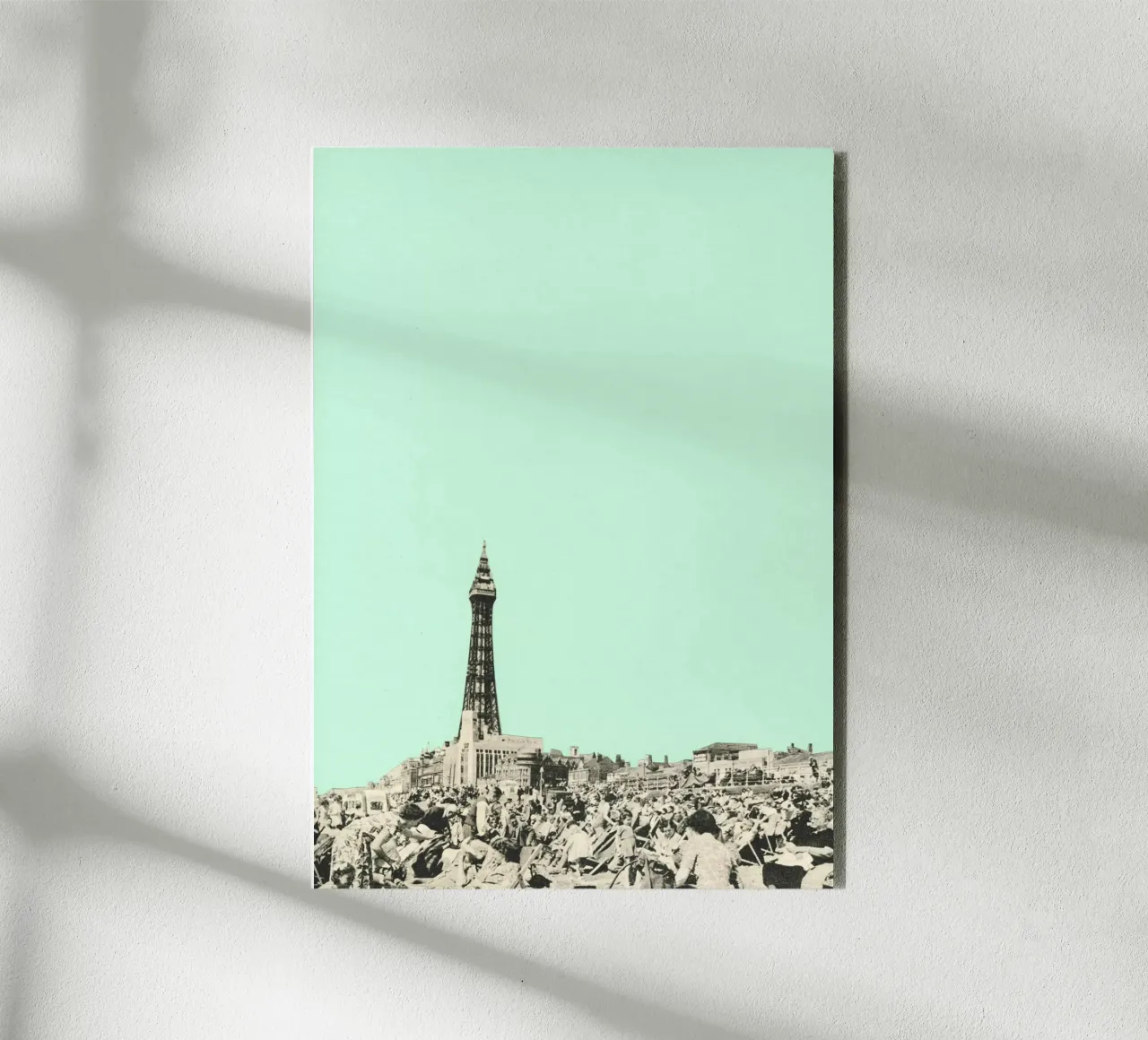 Blackpool forex plate by Cassia Beck Collage