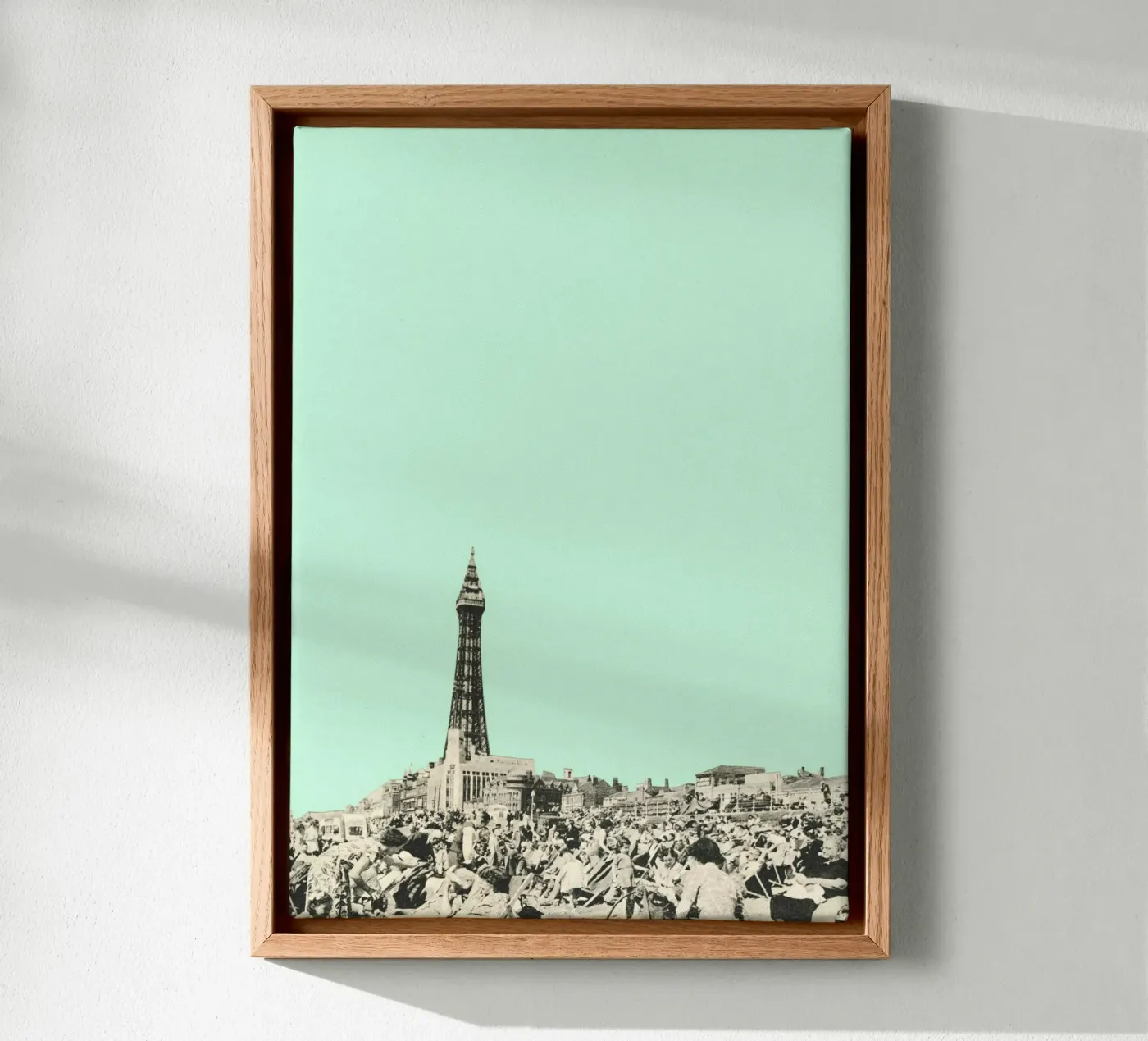 Blackpool canvas by Cassia Beck Collage
