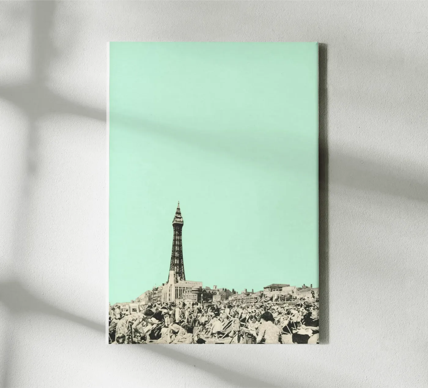 Blackpool canvas by Cassia Beck Collage