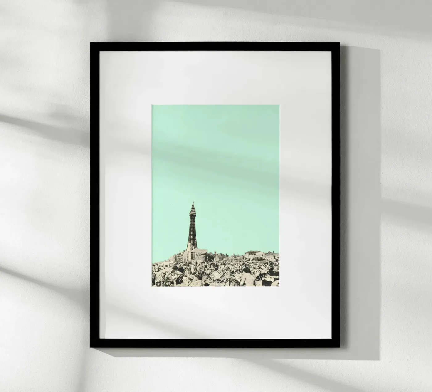 Blackpool poster van Cassia Beck Collage
