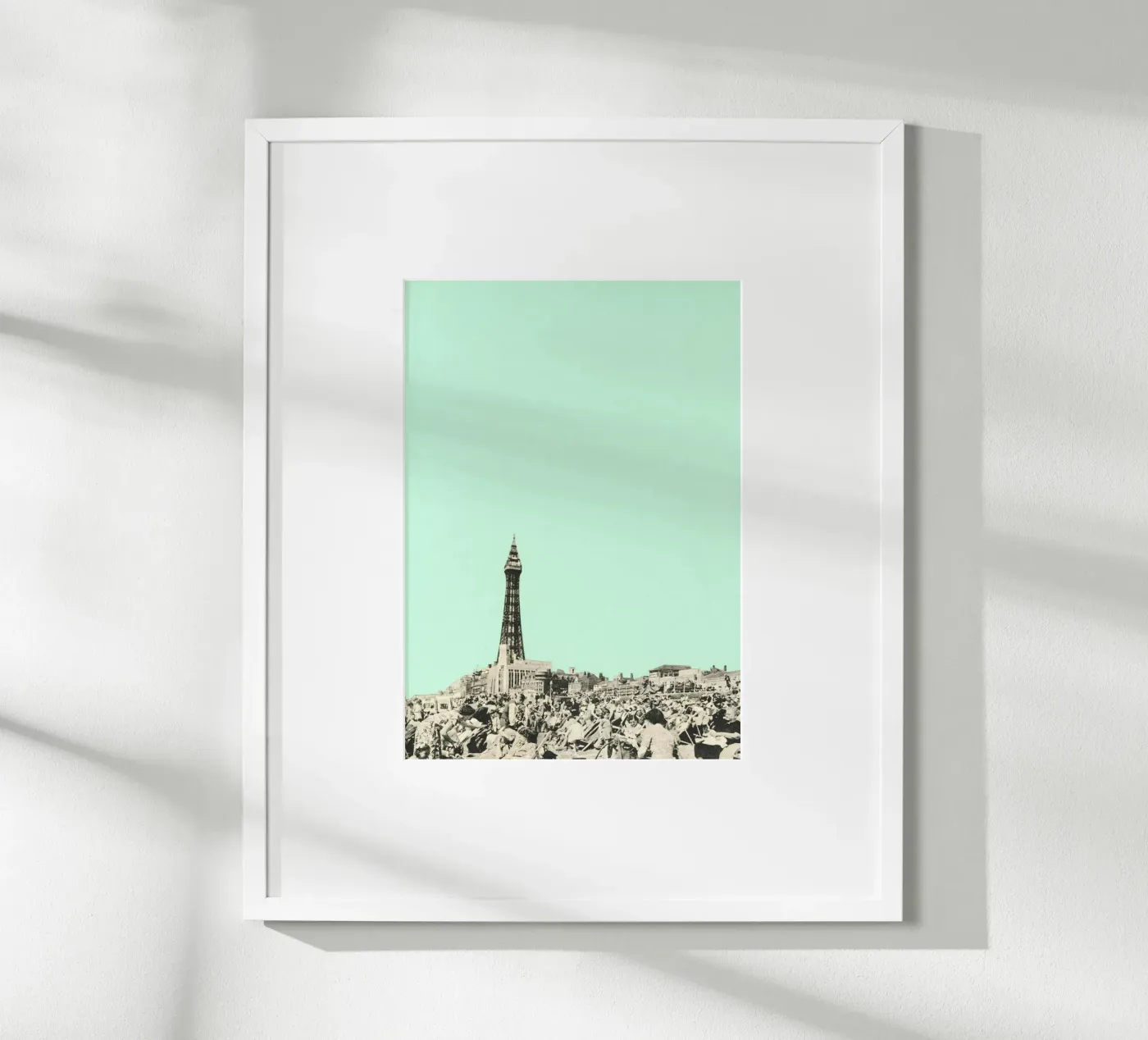 Blackpool poster van Cassia Beck Collage