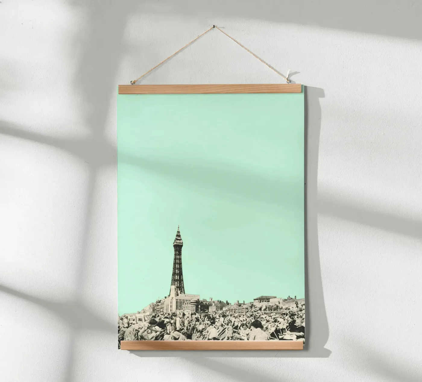 Blackpool poster van Cassia Beck Collage