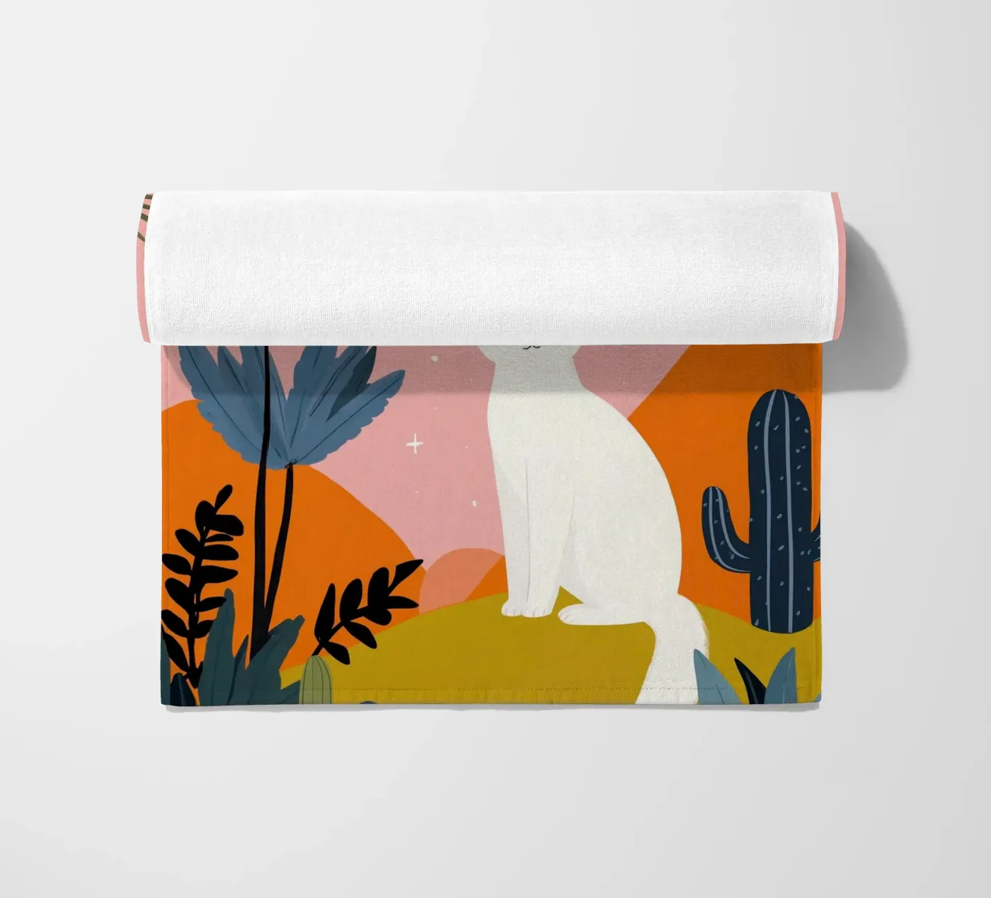 Moonlight Cat telo mare da Vibrant Berry Studio