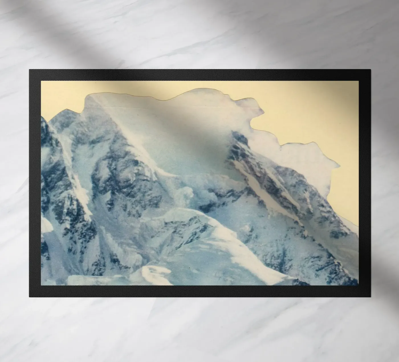 Avalanche doormat by Cassia Beck Collage