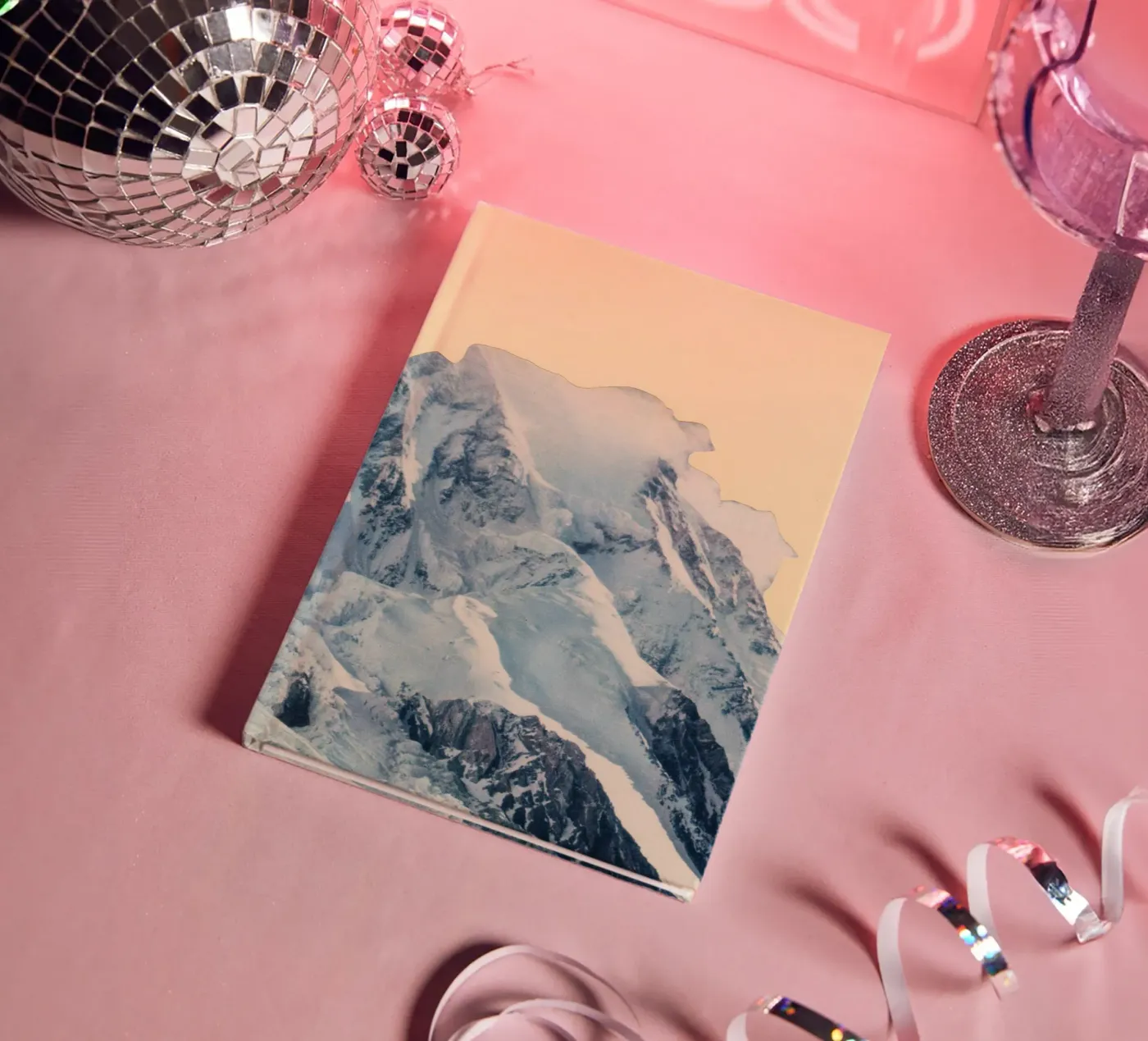 Avalanche notebook by Cassia Beck Collage