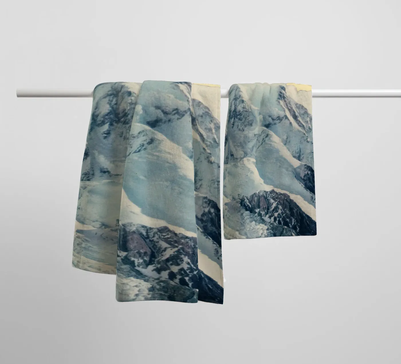 Avalanche towel by Cassia Beck Collage