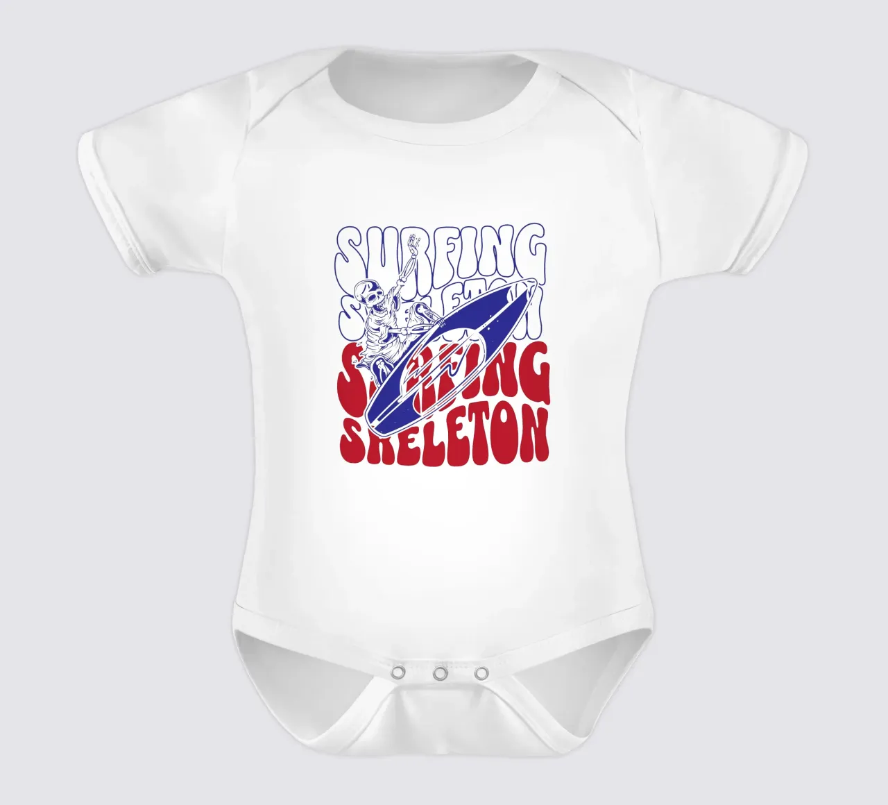 Scheletro da surf body neonato maniche corte da Gunawan Rb