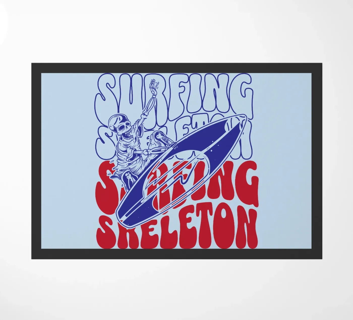 Squelette de surf paillasson de Gunawan Rb