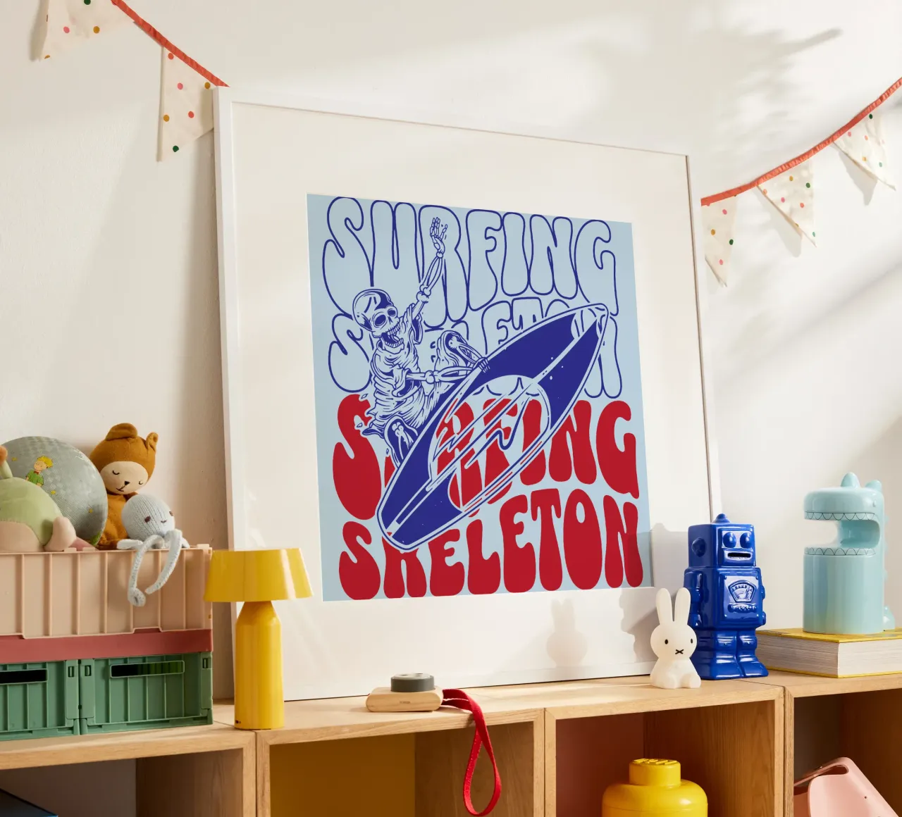 Scheletro da surf poster da Gunawan Rb