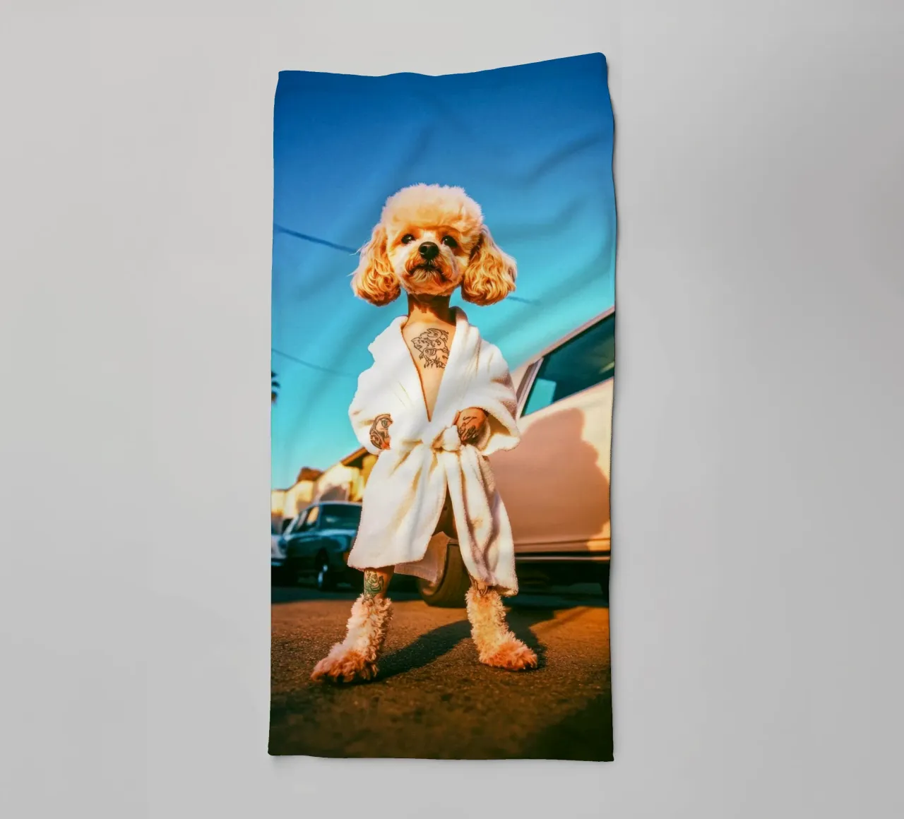 Jaxon asciugamano da bagno da Affiches Chien Originales – Dogland