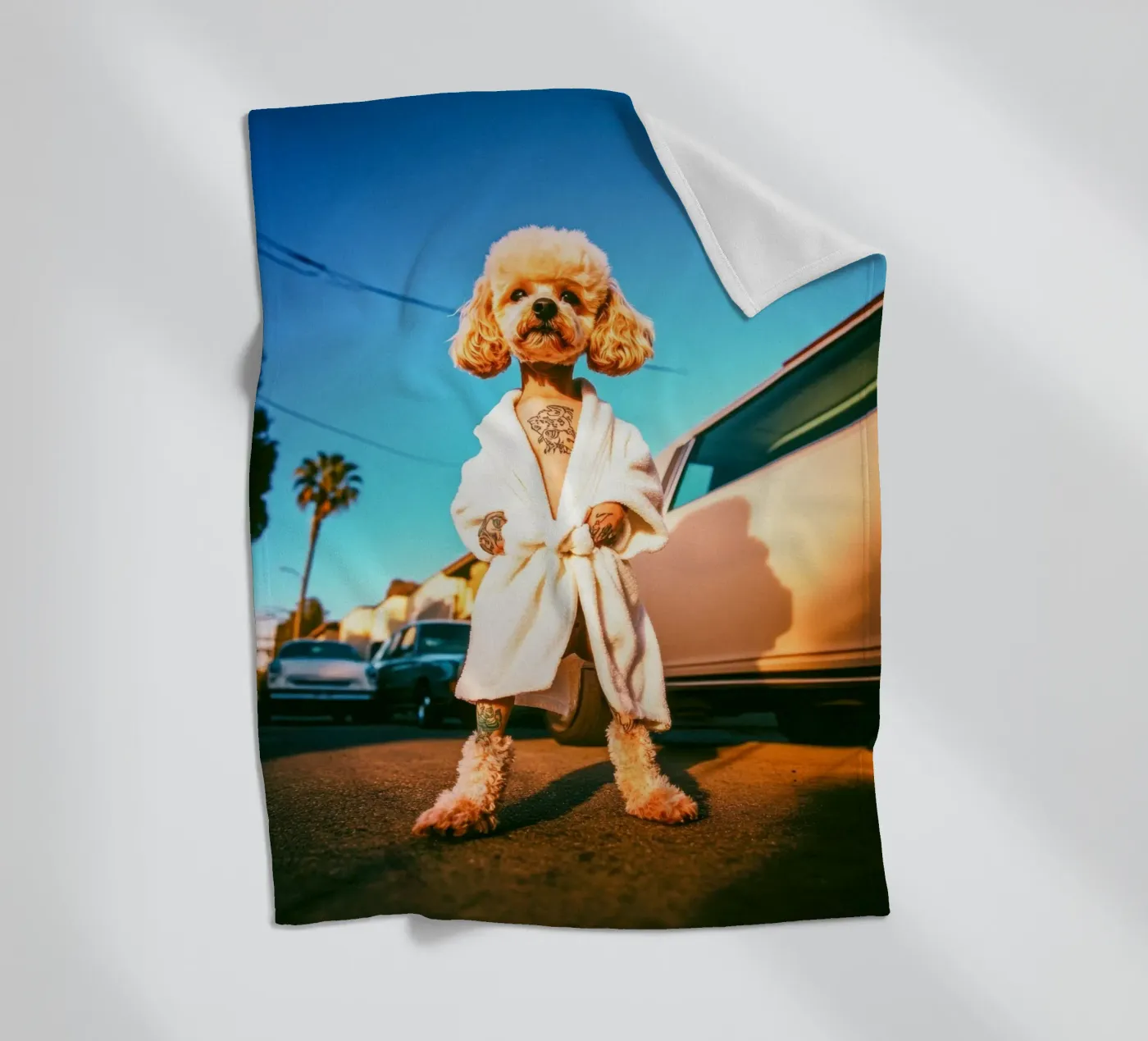 Jaxon fleecedeken van Affiches Chien Originales – Dogland
