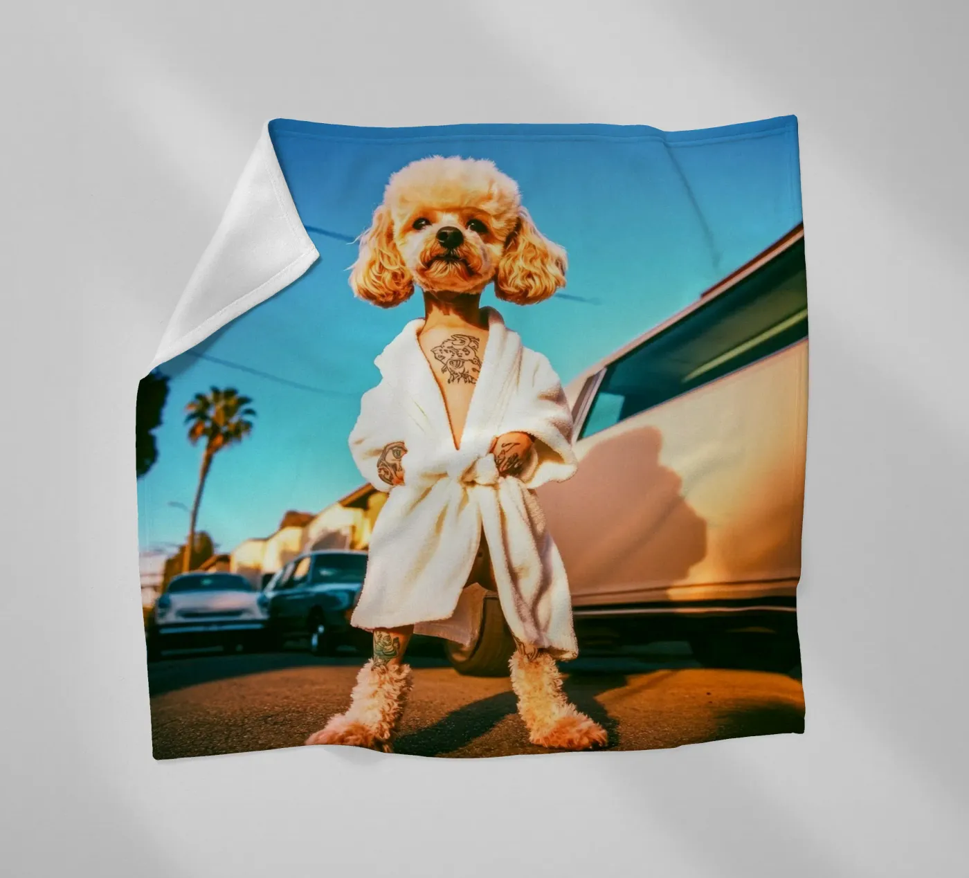Jaxon fleecedeken van Affiches Chien Originales – Dogland