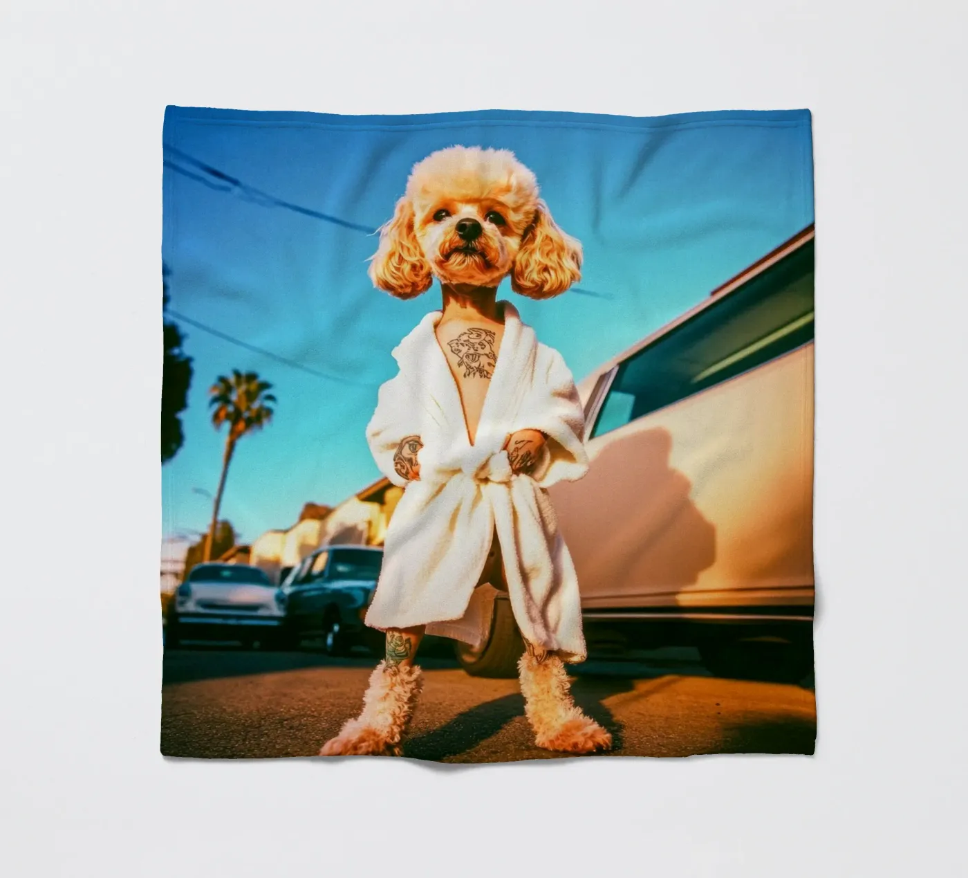 Jaxon fleecedeken van Affiches Chien Originales – Dogland