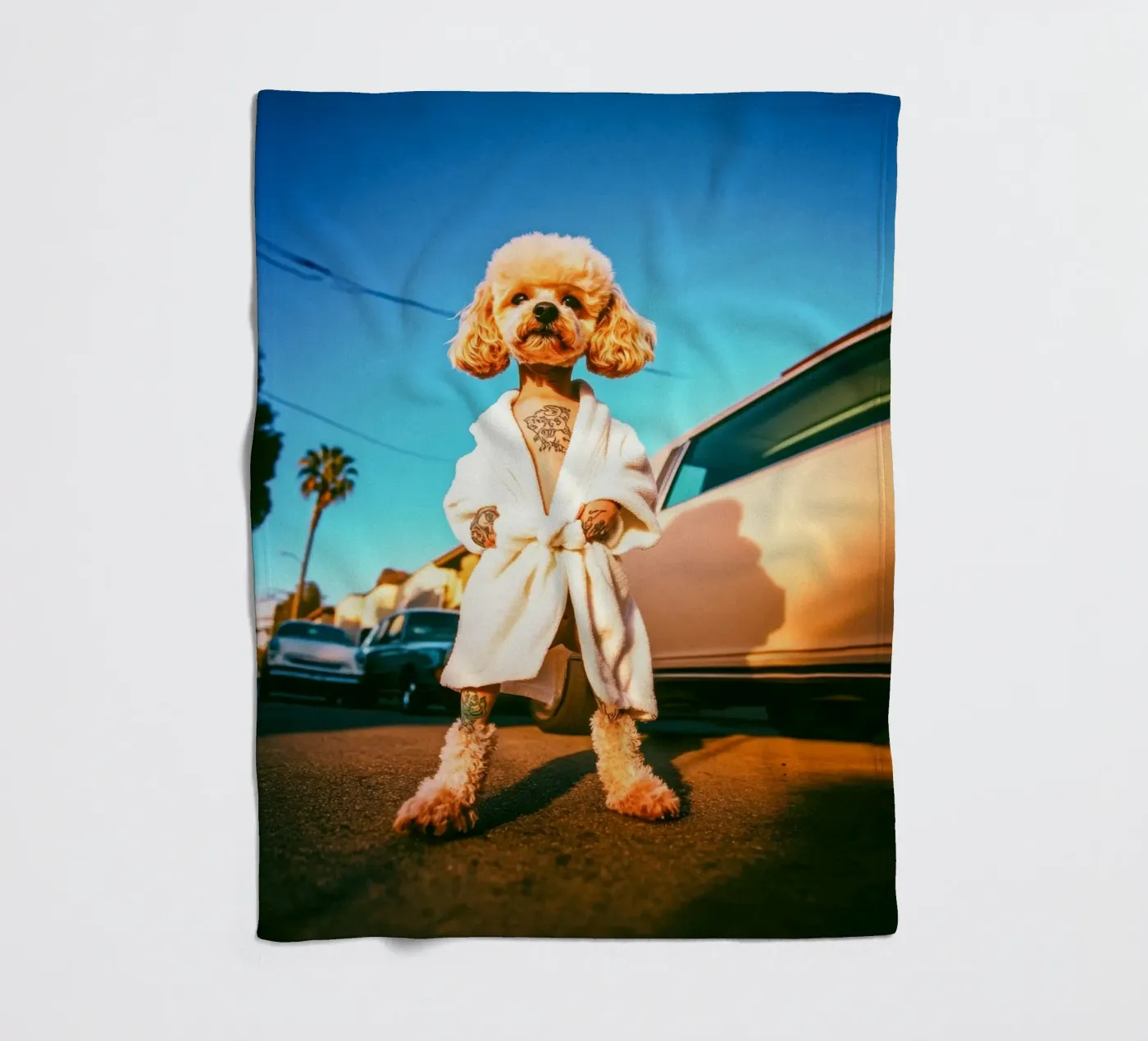 Jaxon fleecedeken van Affiches Chien Originales – Dogland