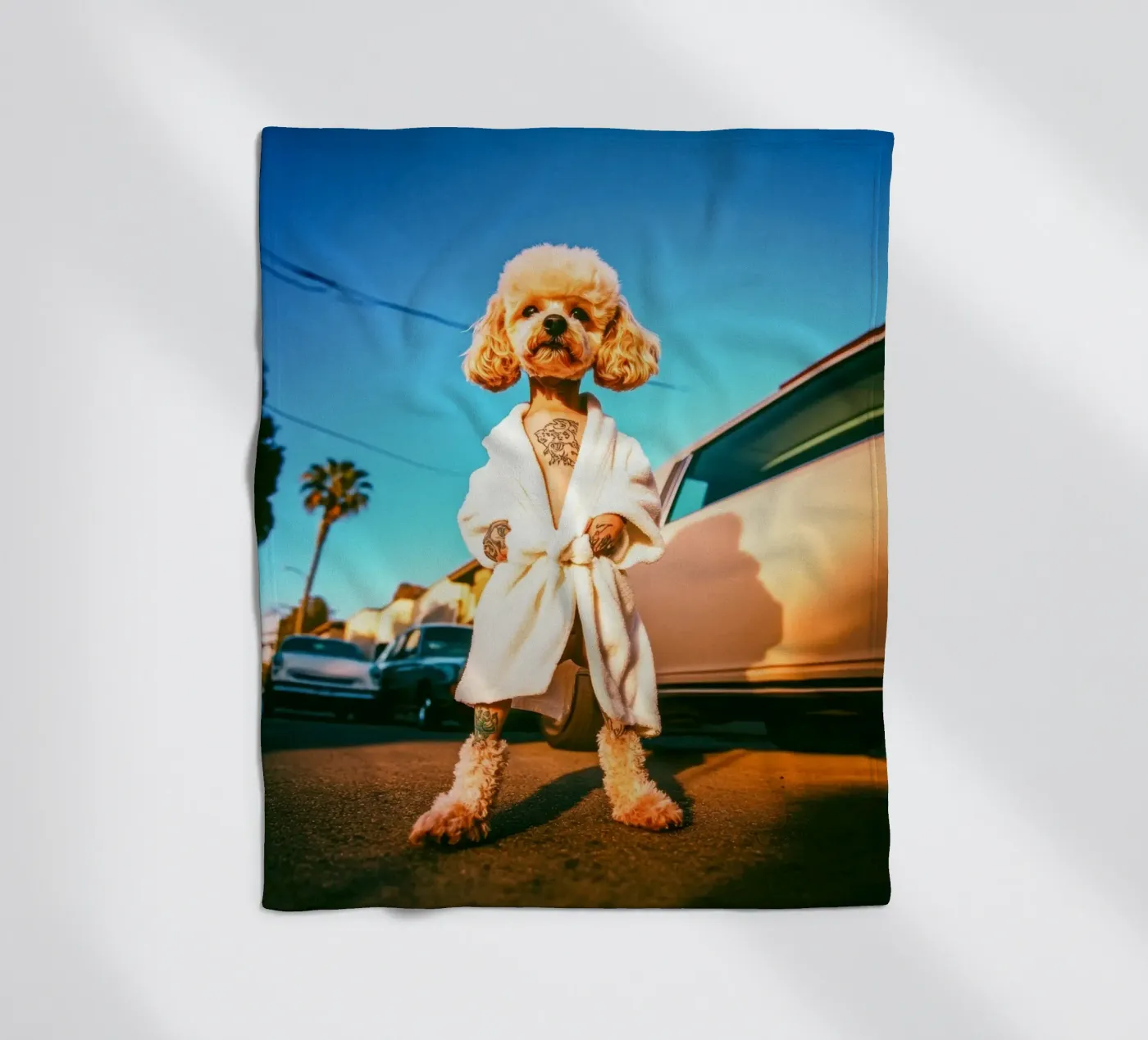 Jaxon fleecedeken van Affiches Chien Originales – Dogland