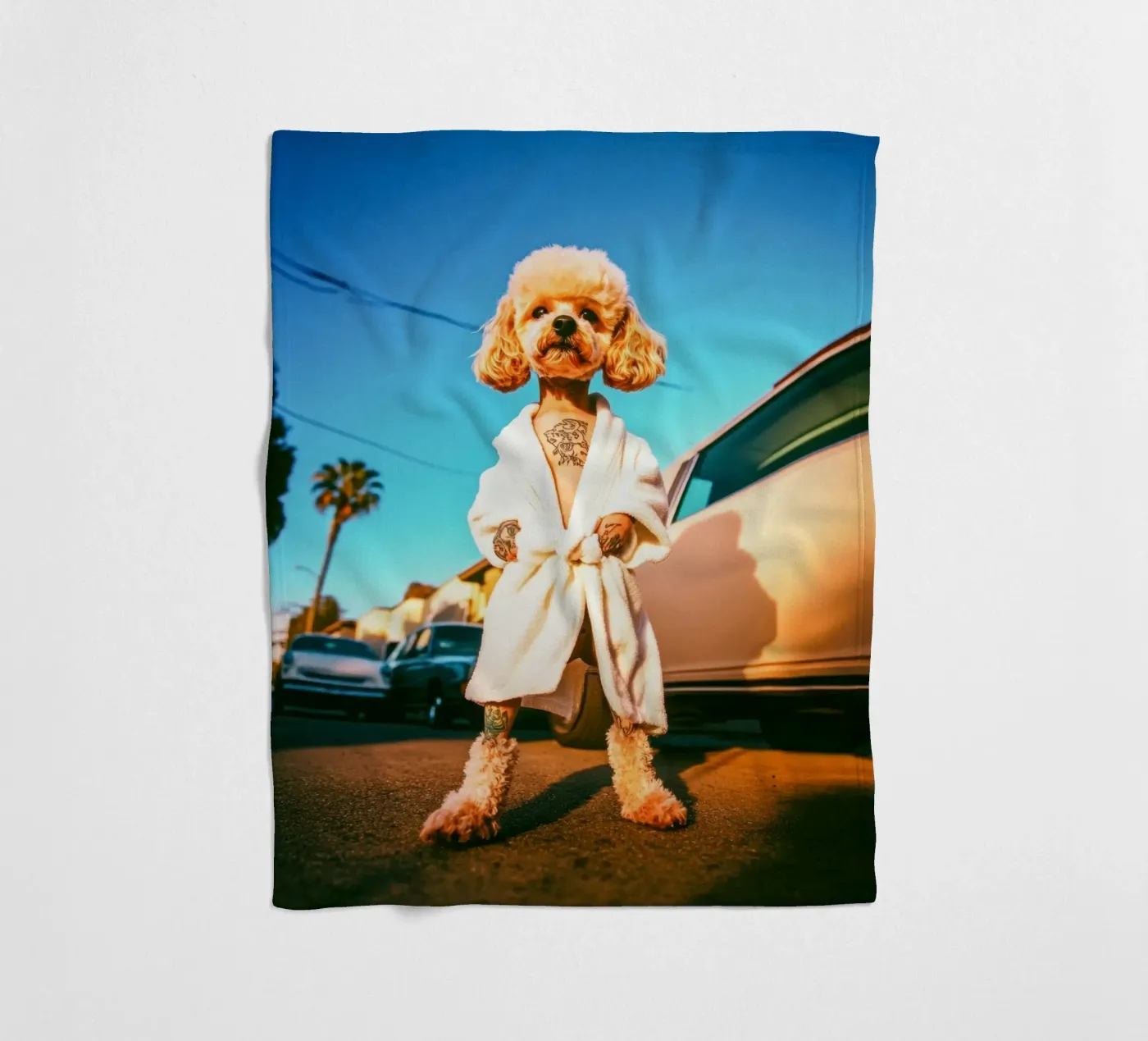 Jaxon fleecedeken van Affiches Chien Originales – Dogland