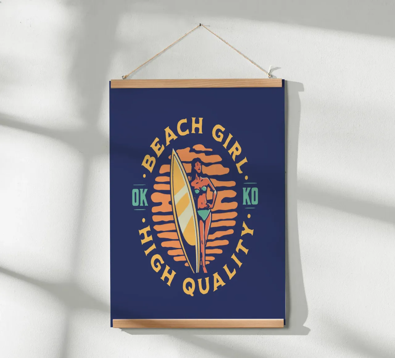 Ragazza da spiaggia Alta qualità carta hahnemühle da Gunawan Rb