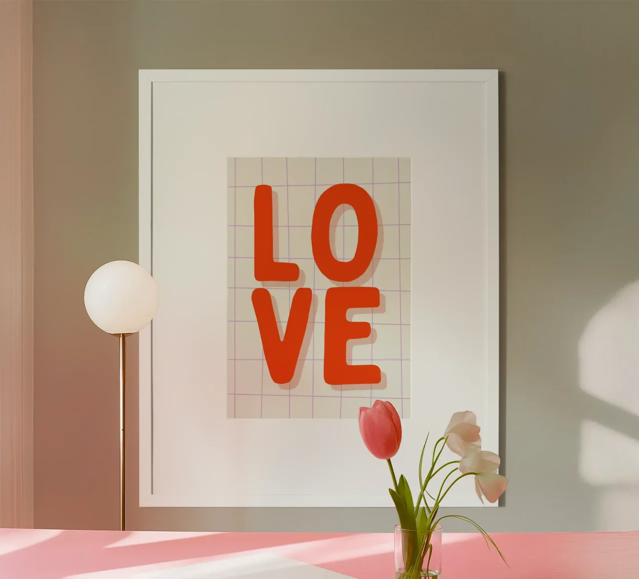 Amore – Poster con tipografia audace poster da HejYouDesign
