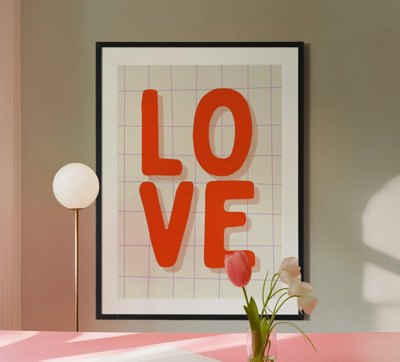 Amore – Poster con tipografia audace poster da HejYouDesign
