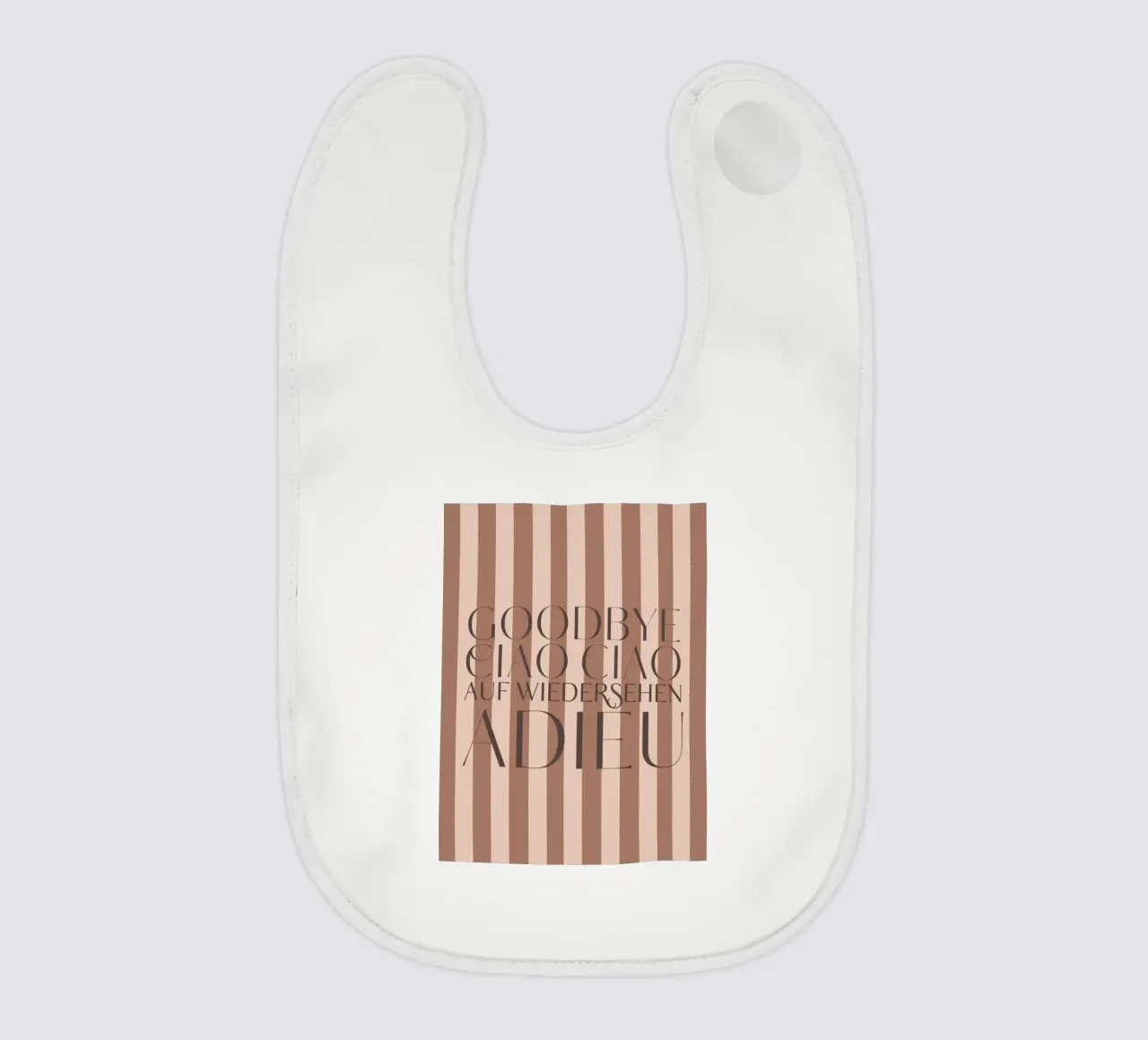 Addio 2025 - Goodbye Ciao Ciao Auf Wiedersehen Adieu bavaglino da DesigndN Christmassy