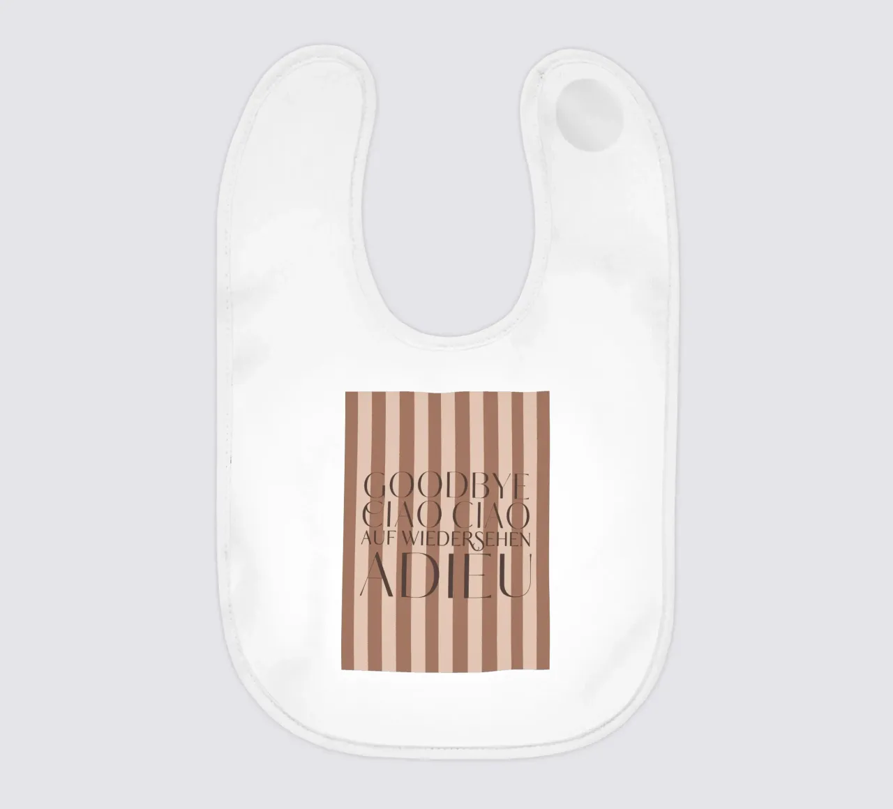 Addio 2025 - Goodbye Ciao Ciao Auf Wiedersehen Adieu bavaglino da DesigndN Christmassy