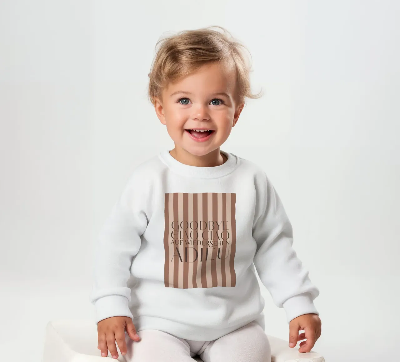 Addio 2025 - Goodbye Ciao Ciao Auf Wiedersehen Adieu felpa neonato da DesigndN Christmassy